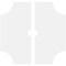 Ekena Millwork Haus Architectural Grade PVC Contemporary Ceiling Medallion, Two Piece, 26"OD x 3"ID x 8 1/2"C x 1"P CMP26HS2-03000 - alternate 4